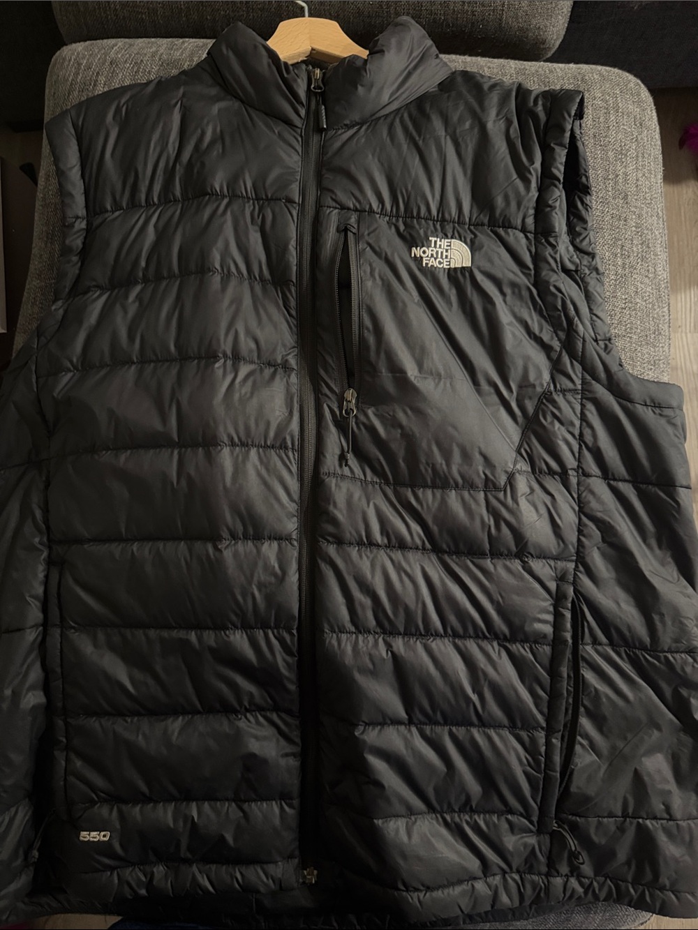 The North Face Black Quilted Insulated Men's Vest